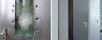Bullet resistant doors